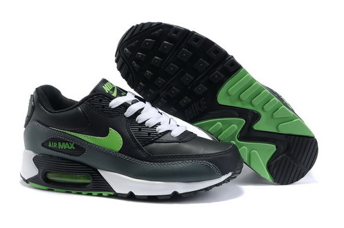 Nike Air Max 90 Womenss Shoes Wholesale Black Green Outlet Online